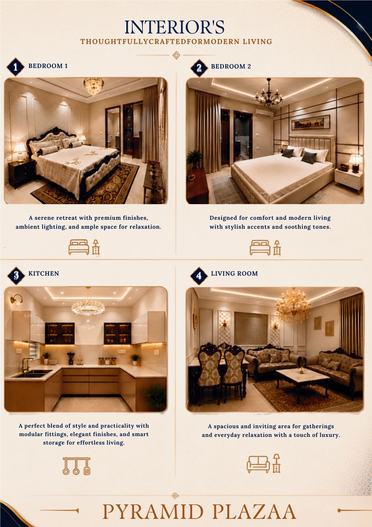 2BHK Flat for Sale in Pyramid Plaza – Modern & Spacious Home